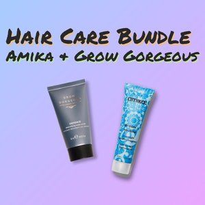 Hair Care Bundle: Amika Overnight Treatment & Grow Gorgeous Scalp Scrub